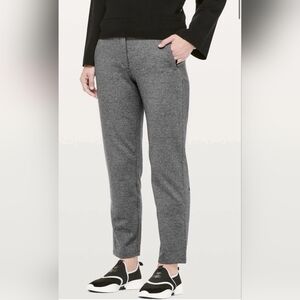 lululemon athletica Gray Straight-Leg Ponte Pants